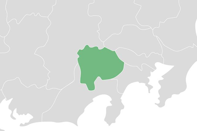 山梨県全域対応エリアマップ